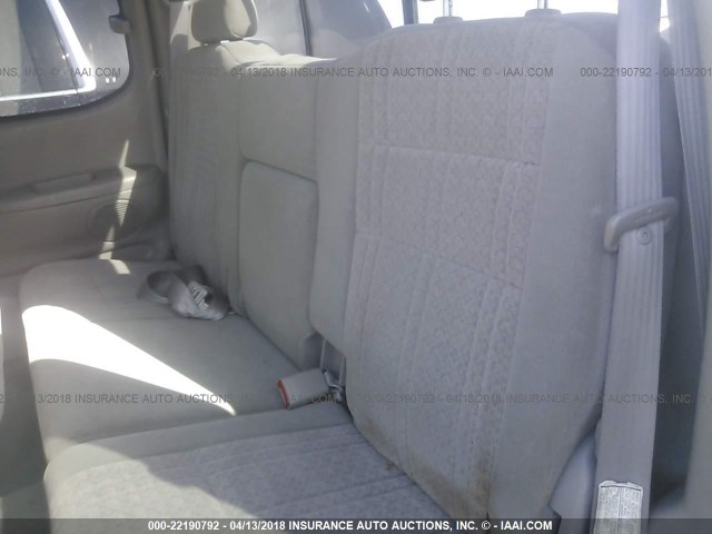 5TBRN34173S387055 - 2003 TOYOTA TUNDRA ACCESS CAB SR5 GRAY photo 8