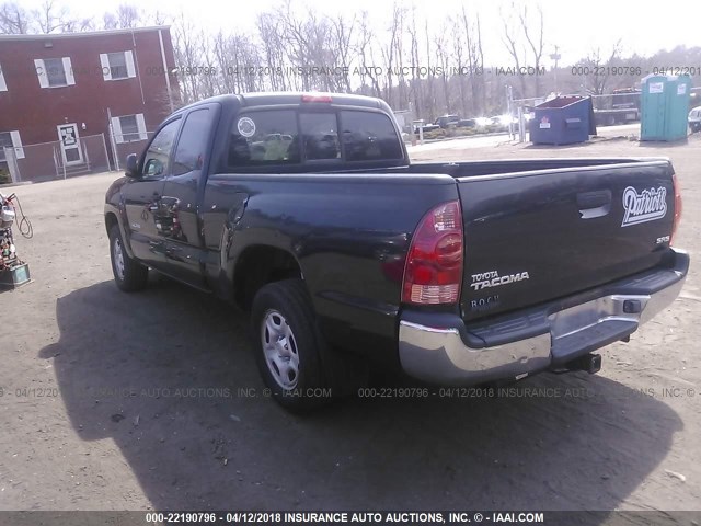 5TETX22N66Z190215 - 2006 TOYOTA TACOMA ACCESS CAB Қара фото 3