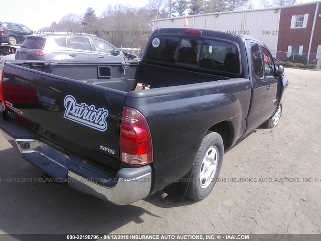 5TETX22N66Z190215 - 2006 TOYOTA TACOMA ACCESS CAB Қара фото 4
