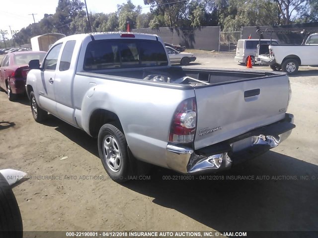 5TETX22N79Z671143 - 2009 TOYOTA TACOMA ACCESS CAB Silber Foto 3