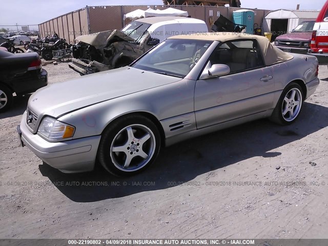 WDBFA68F7XF176049 - 1999 MERCEDES-BENZ SL 500 Champagne photo 2