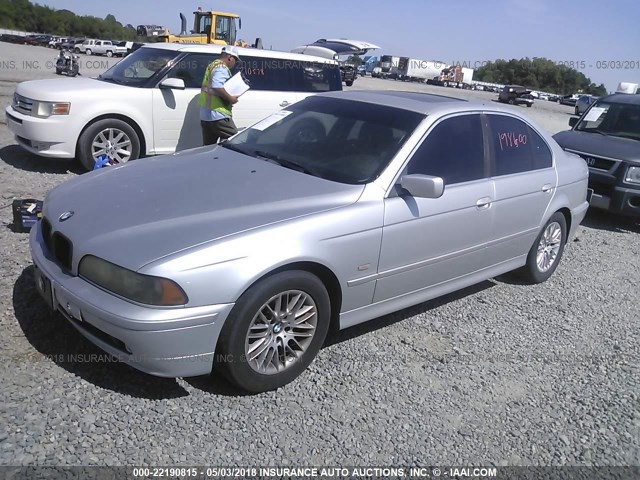 WBADT63403CK35735 - 2003 BMW 530 I AUTOMATIC GRAY photo 2