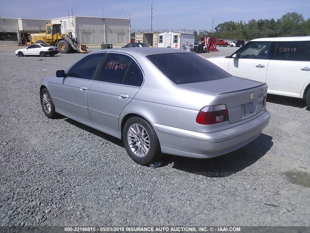 WBADT63403CK35735 - 2003 BMW 530 I AUTOMATIC GRAY photo 3