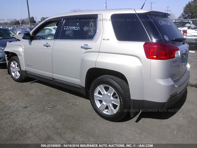 2GKALMEK1C6177556 - 2012 GMC TERRAIN SLE GOLD photo 3