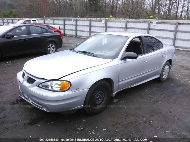 1G2NE52E75M140578 - 2005 PONTIAC GRAND AM SE SILVER photo 2