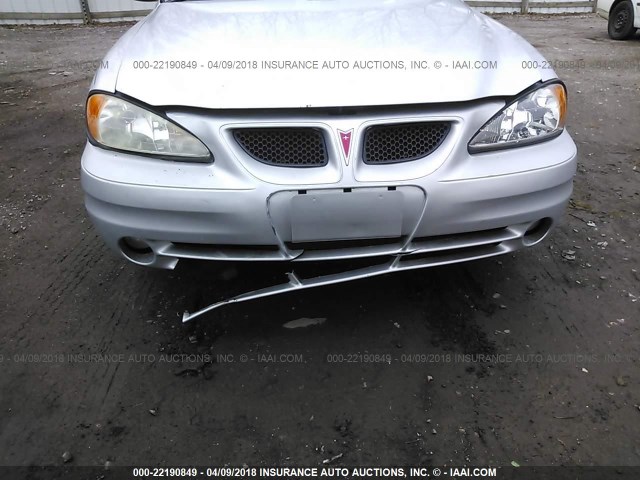 1G2NE52E75M140578 - 2005 PONTIAC GRAND AM SE SILVER photo 6