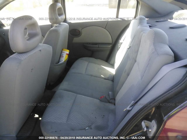 1G8AJ55FX7Z187596 - 2007 SATURN ION LEVEL 2 RED photo 8