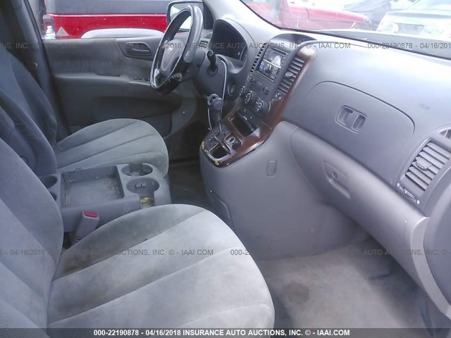 KNDMB233566096095 - 2006 KIA SEDONA EX/LX BLUE photo 5