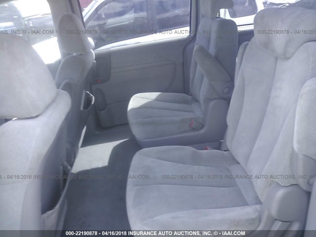 KNDMB233566096095 - 2006 KIA SEDONA EX/LX BLUE photo 8