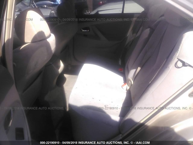 4T1BE46KX7U525267 - 2007 TOYOTA CAMRY NEW GENERAT CE/LE/XLE/SE GOLD photo 8