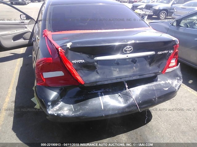4T1BE32K43U183485 - 2003 TOYOTA CAMRY LE/XLE/SE BLACK photo 6