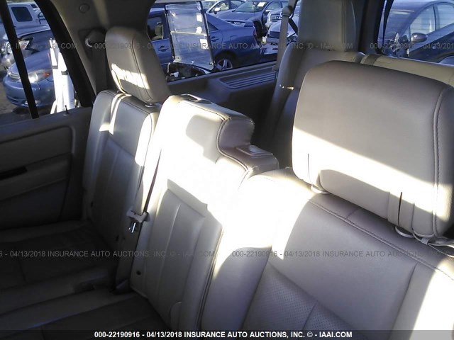 1FMFK20577LA15336 - 2007 FORD EXPEDITION EL LIMITED WHITE photo 8