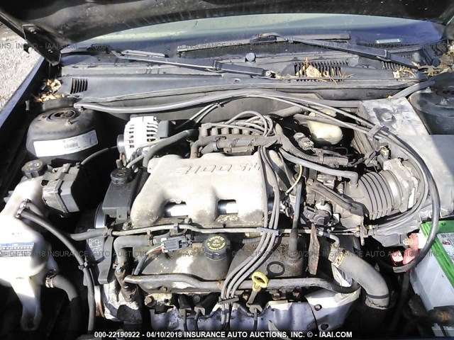 1G1NE52J92M602278 - 2002 CHEVROLET MALIBU LS 黑色 照片 10