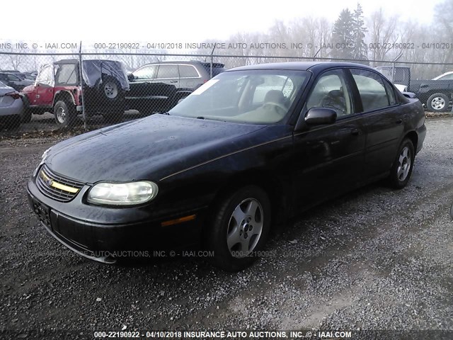 1G1NE52J92M602278 - 2002 CHEVROLET MALIBU LS 黑色 照片 2