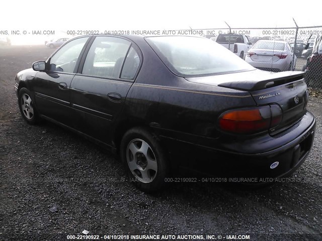 1G1NE52J92M602278 - 2002 CHEVROLET MALIBU LS 黑色 照片 3