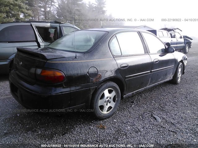 1G1NE52J92M602278 - 2002 CHEVROLET MALIBU LS 黑色 照片 4