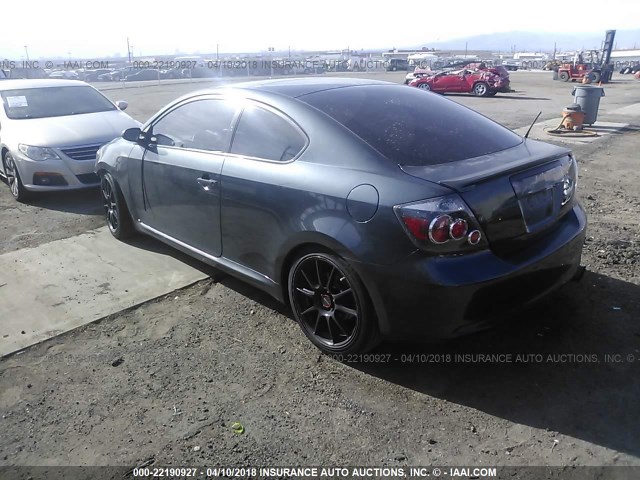 JTKDE167680226755 - 2008 TOYOTA SCION TC 灰色 照片 3