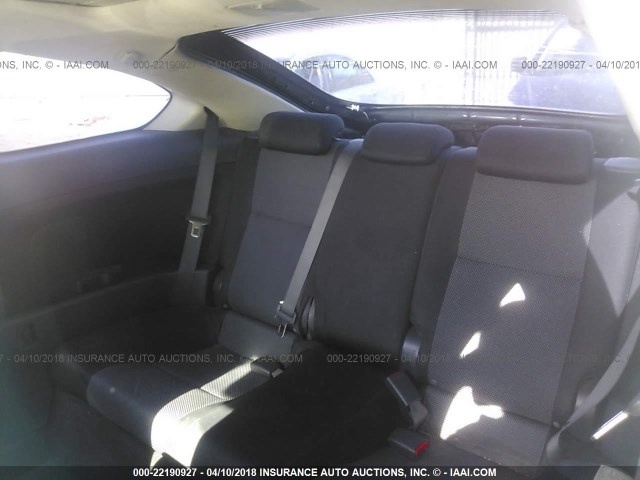 JTKDE167680226755 - 2008 TOYOTA SCION TC 灰色 照片 8