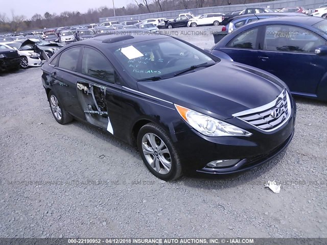 5NPEC4AC9DH641959 - 2013 HYUNDAI SONATA SE/LIMITED BLACK photo 1