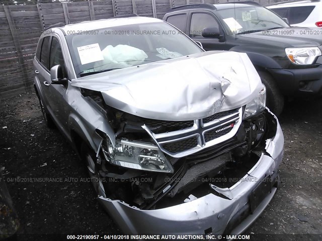 3C4PDCBB0DT557129 - 2013 DODGE JOURNEY SXT SILVER photo 1