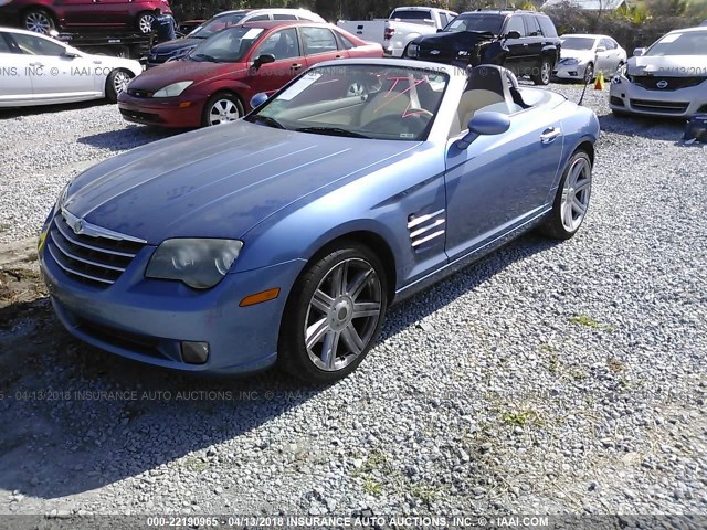 1C3AN65L45X060426 - 2005 CHRYSLER CROSSFIRE LIMITED BLUE photo 2