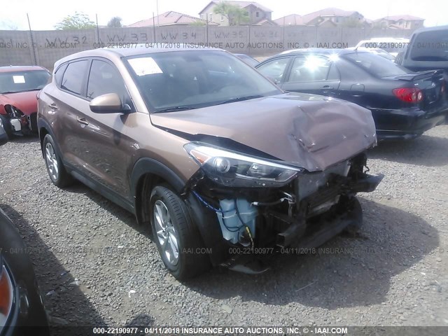 KM8J23A46GU088911 - 2016 HYUNDAI TUCSON SE BROWN photo 1