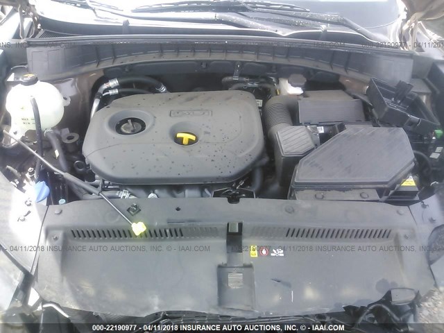 KM8J23A46GU088911 - 2016 HYUNDAI TUCSON SE BROWN photo 10