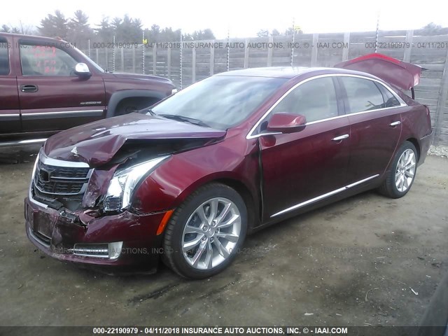 2G61N5S33G9199140 - 2016 CADILLAC XTS LUXURY COLLECTION RED photo 2