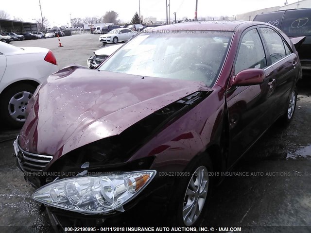 4T1BE32KX6U164153 - 2006 TOYOTA CAMRY LE/XLE/SE მუქწითელი ფოტო 2