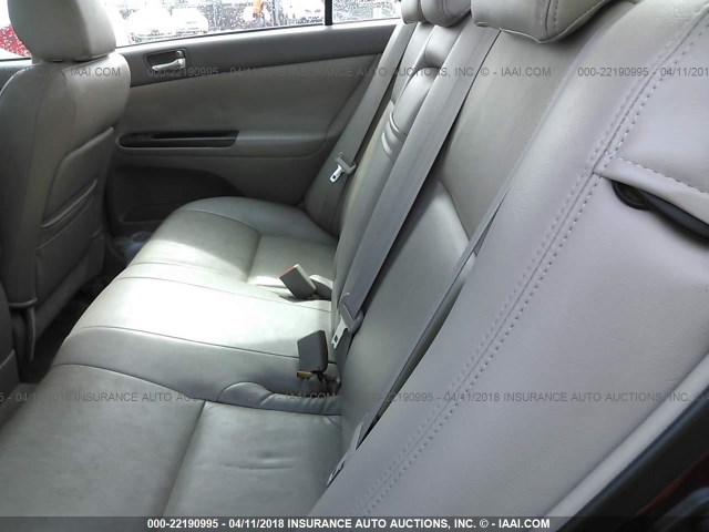 4T1BE32KX6U164153 - 2006 TOYOTA CAMRY LE/XLE/SE მუქწითელი ფოტო 8