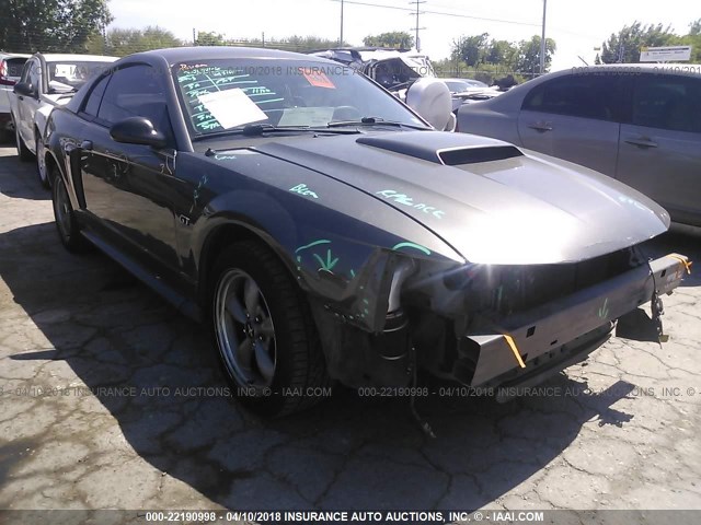 1FAFP42X83F320701 - 2003 FORD MUSTANG GT GRAY photo 1