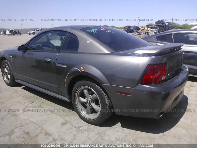 1FAFP42X83F320701 - 2003 FORD MUSTANG GT GRAY photo 3