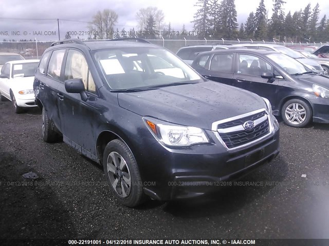 JF2SJABCXHH479805 - 2017 SUBARU FORESTER 2.5I GRAY photo 1