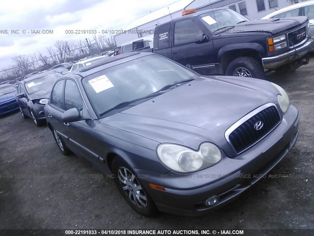 KMHWF35H62A553690 - 2002 HYUNDAI SONATA GLS/LX GRAY photo 1