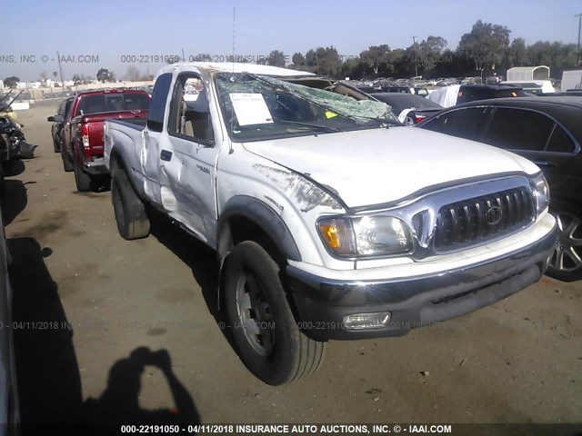5TESM92N54Z305865 - 2004 TOYOTA TACOMA XTRACAB PRERUNNER თეთრი ფოტო 1