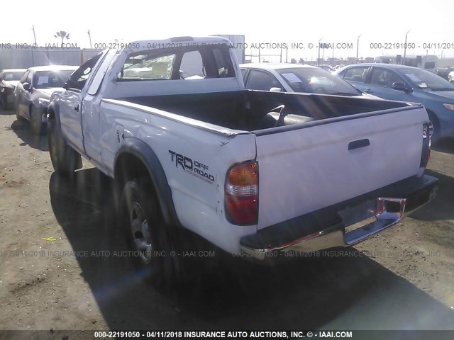 5TESM92N54Z305865 - 2004 TOYOTA TACOMA XTRACAB PRERUNNER თეთრი ფოტო 3