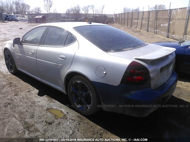 2G2WC55C771125789 - 2007 PONTIAC GRAND PRIX GXP SILVER photo 3