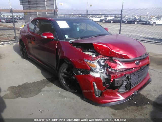 JTKJF5C70GJ026202 - 2016 TOYOTA SCION TC 红色 照片 1