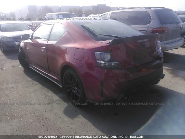 JTKJF5C70GJ026202 - 2016 TOYOTA SCION TC 红色 照片 3