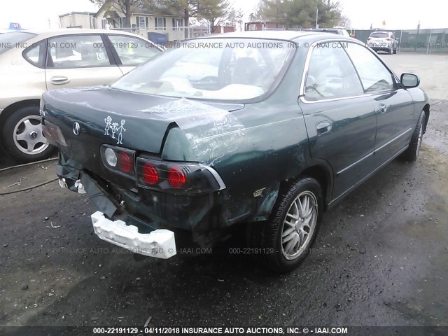 JH4DB7655YS000663 - 2000 ACURA INTEGRA LS GREEN photo 4