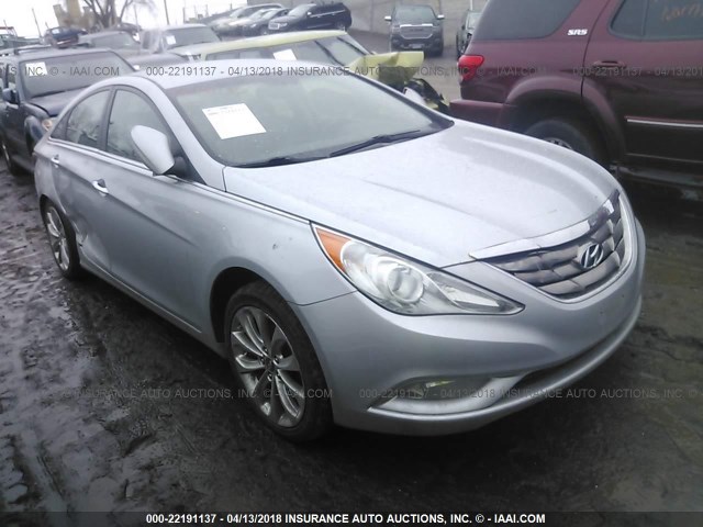 5NPEC4ACXBH002566 - 2011 HYUNDAI SONATA SE/LIMITED SILVER photo 1