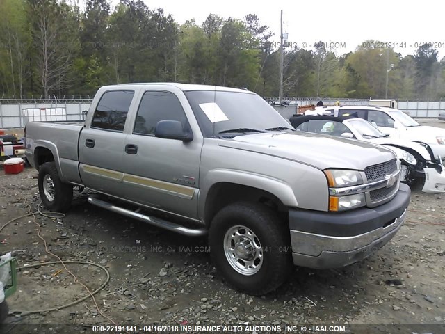 1GCHK23103F176870 - 2003 CHEVROLET SILVERADO K2500 HEAVY DUTY Pewter photo 1