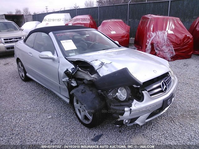 WDBTK75J46F172862 - 2006 MERCEDES-BENZ CLK 500 SILVER photo 6