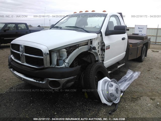 3D6WH46AX7G787954 - 2007 DODGE RAM 3500 ST/SLT WHITE photo 6