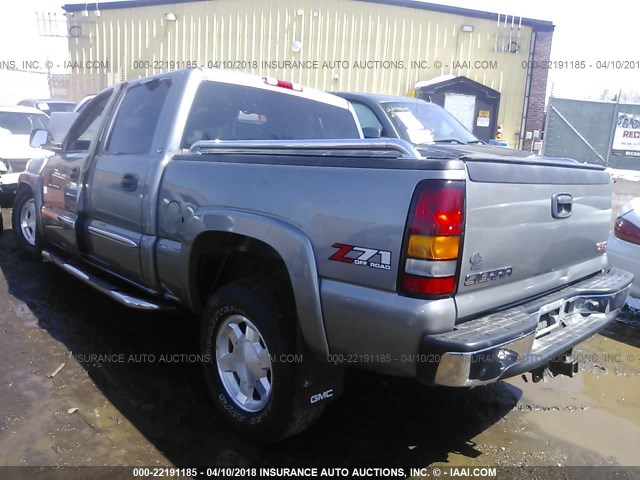 2GTEK13Z971113220 - 2007 GMC NEW SIERRA K1500 GRAY photo 3