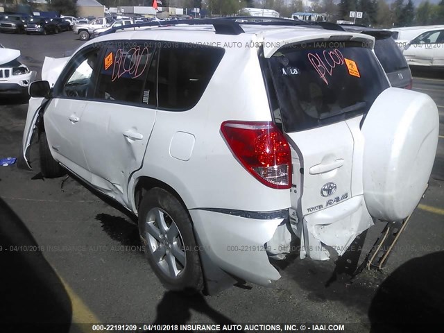 JTMZD34V575072666 - 2007 TOYOTA RAV4 LIMITED WHITE photo 3