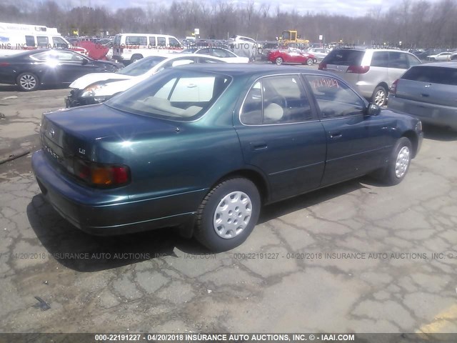 4T1BG12KXTU904469 - 1996 TOYOTA CAMRY DX/LE/XLE GREEN photo 4