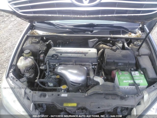 4T1BE30K46U707452 - 2006 TOYOTA CAMRY LE/XLE/SE ნაცრისფერი ფოტო 10