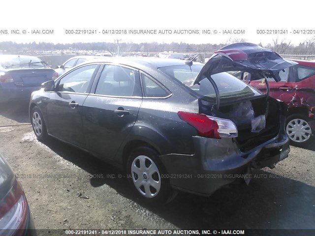 1FADP3E26HL282623 - 2017 FORD FOCUS S GRAY photo 3