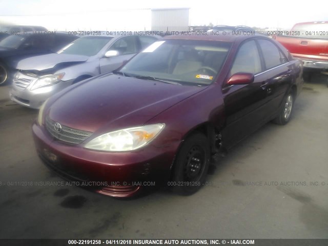 4T1BE32K544370364 - 2004 TOYOTA CAMRY LE/XLE/SE 红色 照片 2